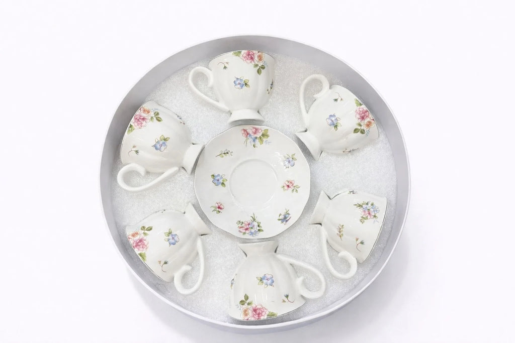 Floral Tea Cups Set