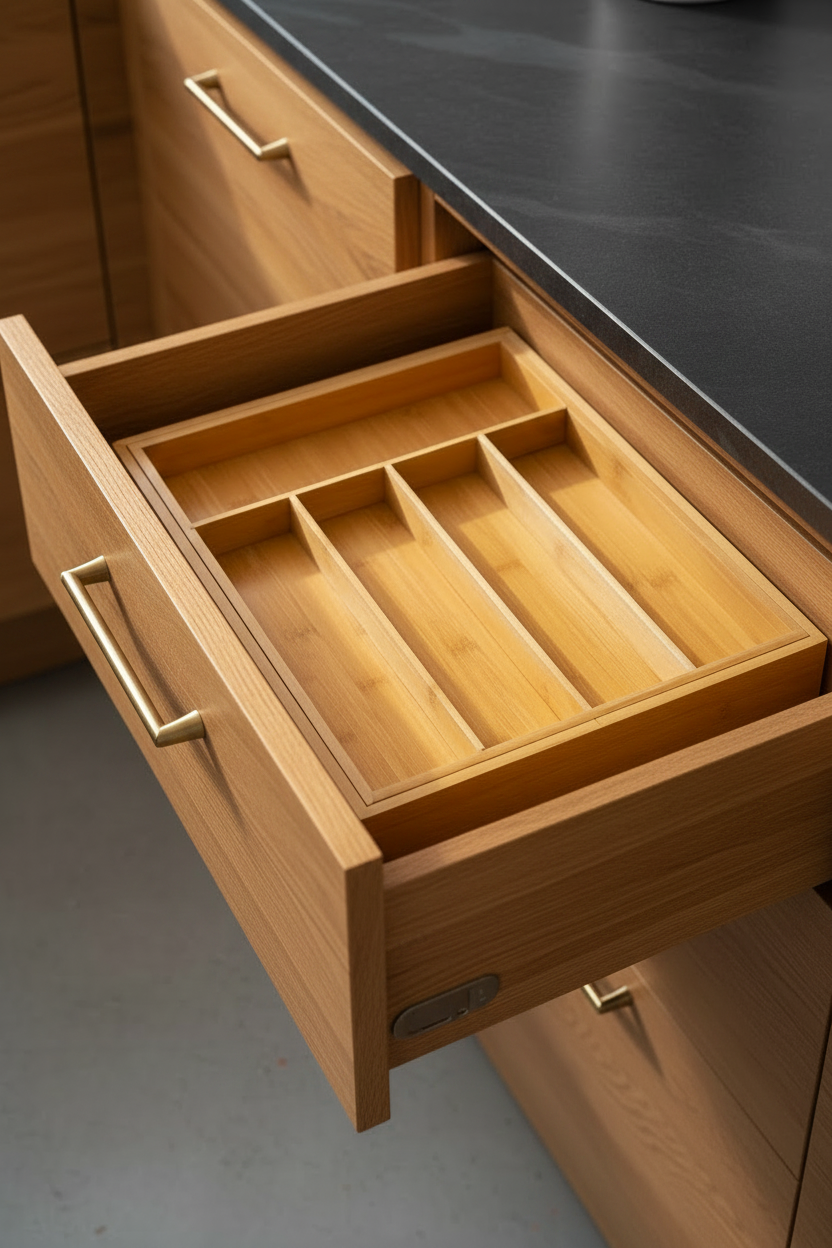 Bamboo Drawer Organizer