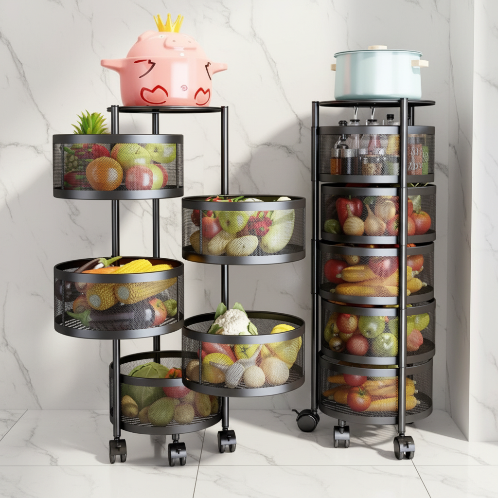 Rotating Fruit & Vegetable Rack