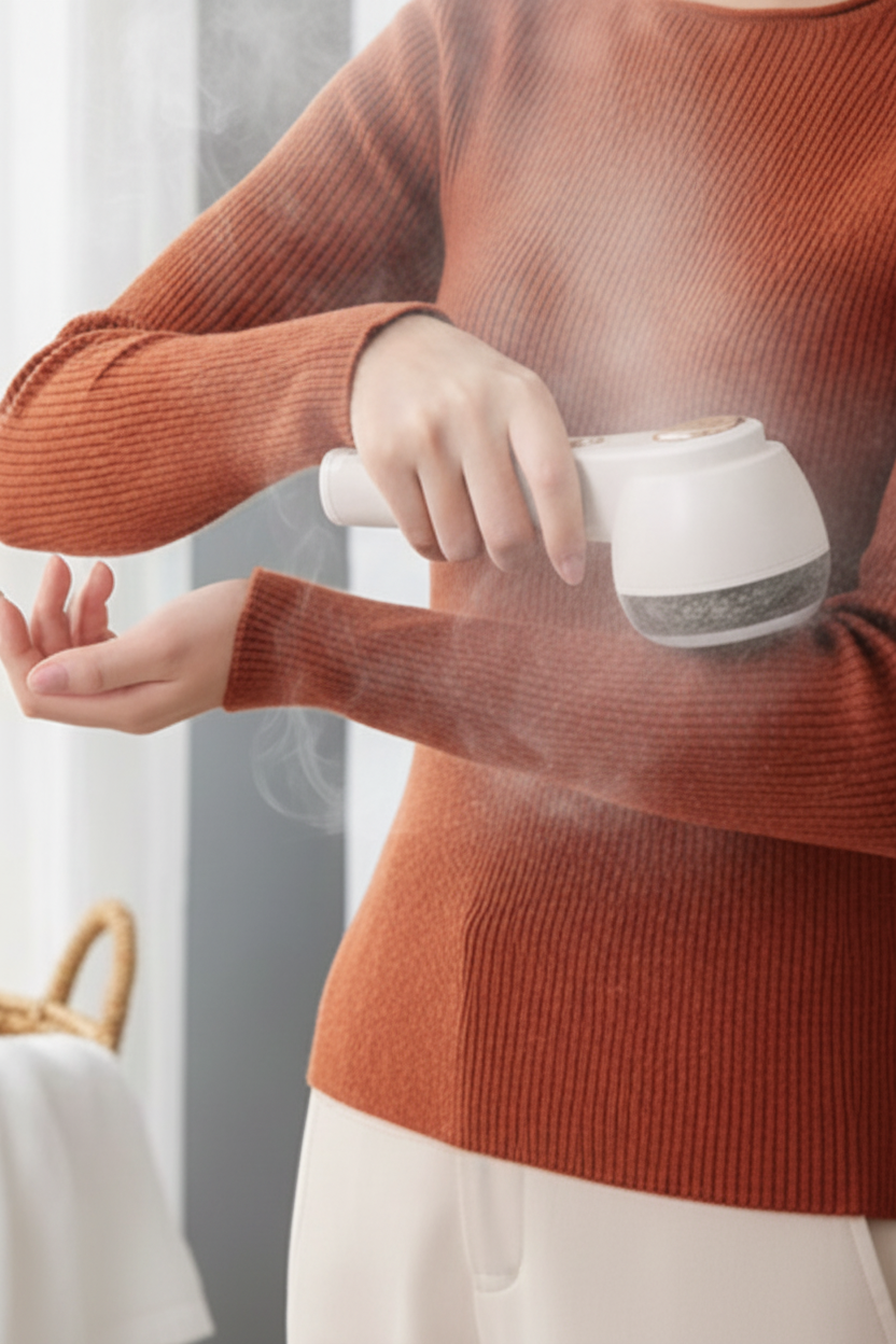 Handheld Fabric Steamer & Lint Remover